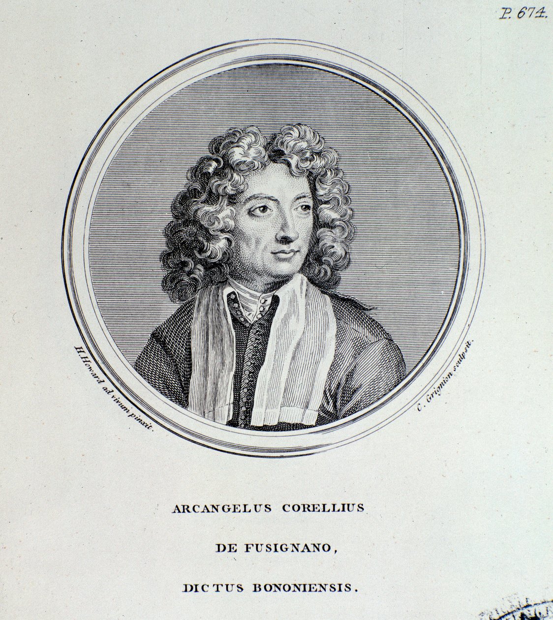Portret van Arcangelo Corelli door Unknown artist