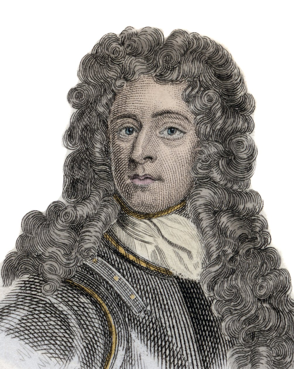 Portret van Arthur Herbert (1647-1716), graaf van Torrington, admiraal en Engelse politicus. Gravure uit de 19e eeuw door Unknown artist