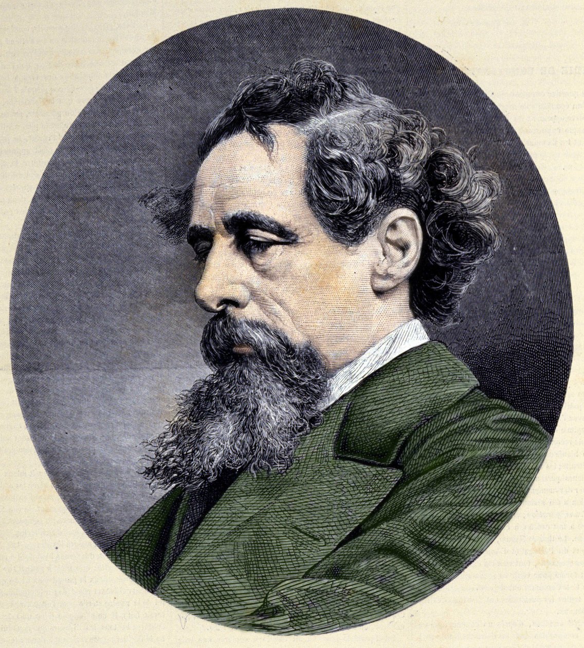 Portret van Charles Dickens (1812-1870), Engelse schrijver door Unknown artist
