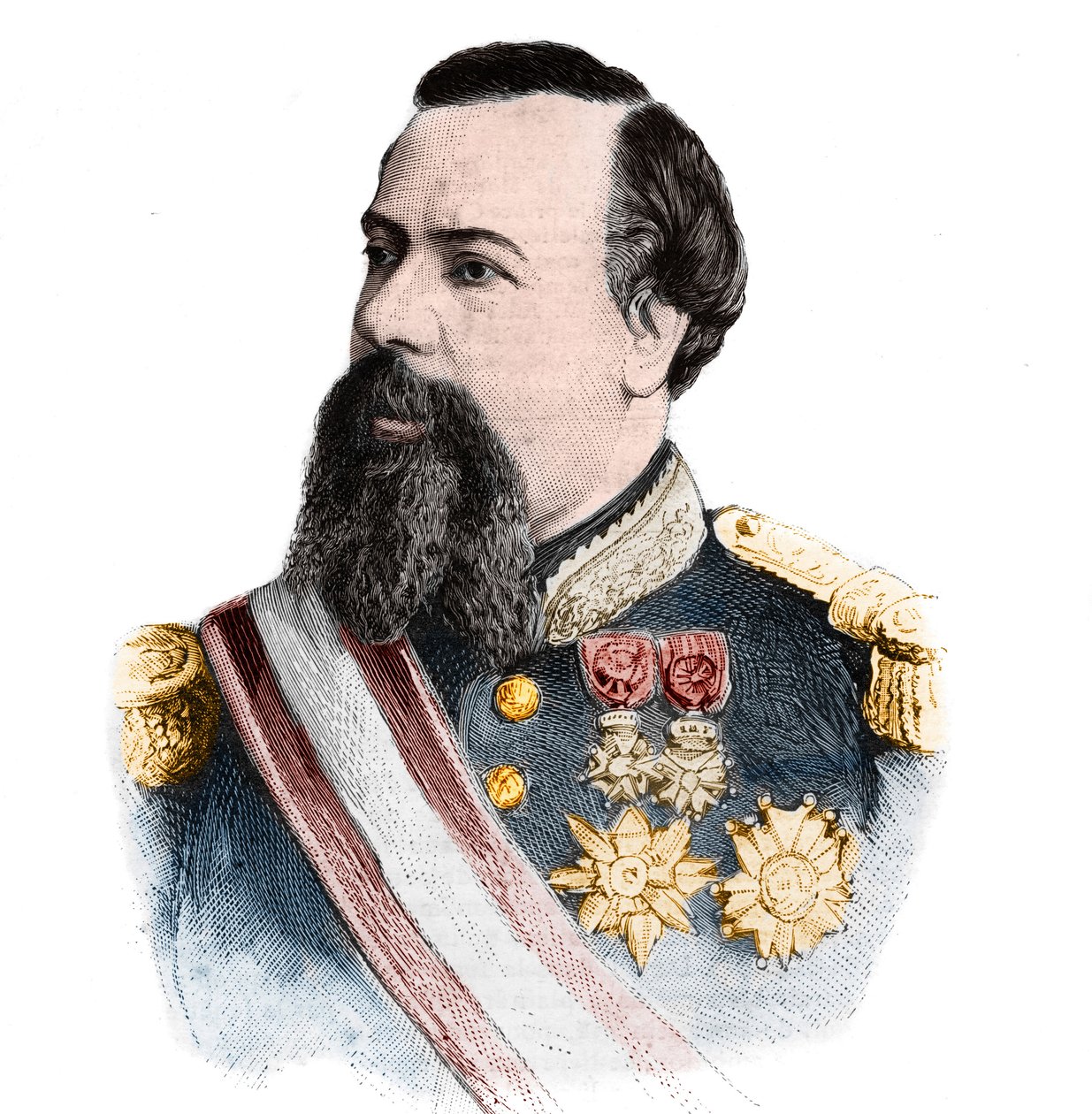 Portret van Karel III Grimaldi, prins van Monaco. In 