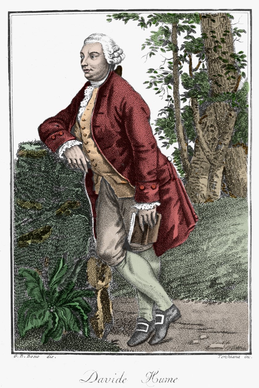 Portret van David Hume, Schotse filosoof (1711-1776) door Unknown artist