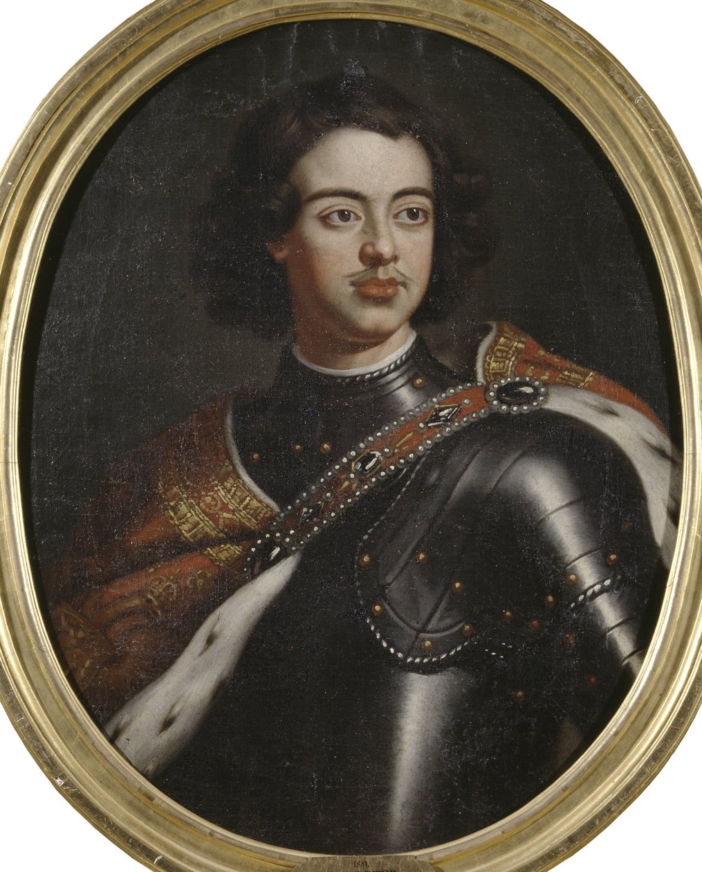 Portret van Keizer Peter I de Grote (1672-1725) door Unknown artist