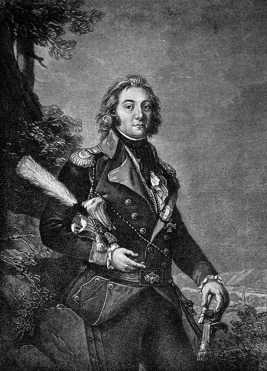 Portret van Felix Schwarzenberg, Prinz Zu (1800 - 1852), Oostenrijkse politicus door Unknown artist