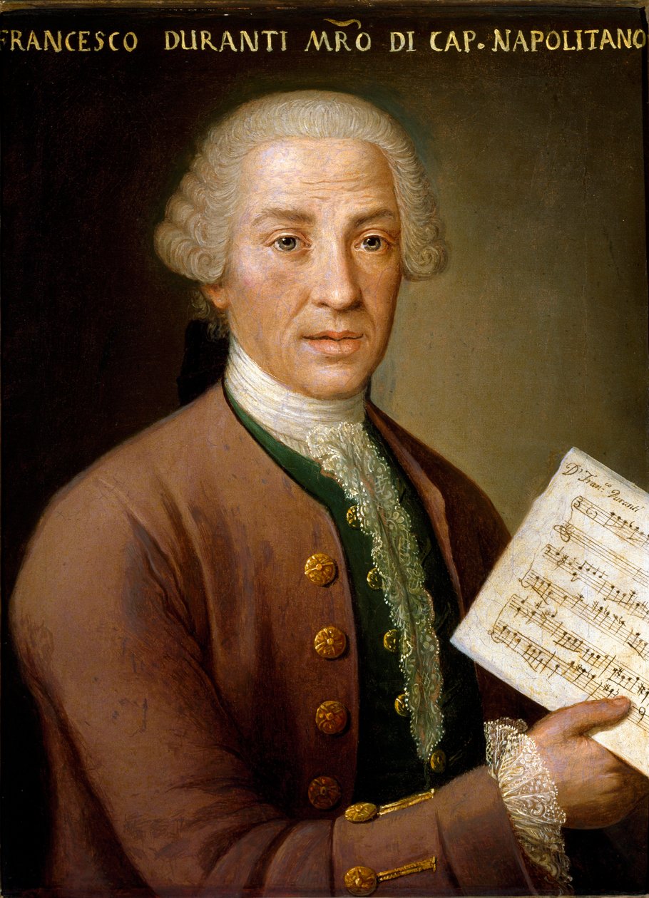Portret van Francesco Durante, organist en meester van de Napolitaanse kapel door Unknown artist