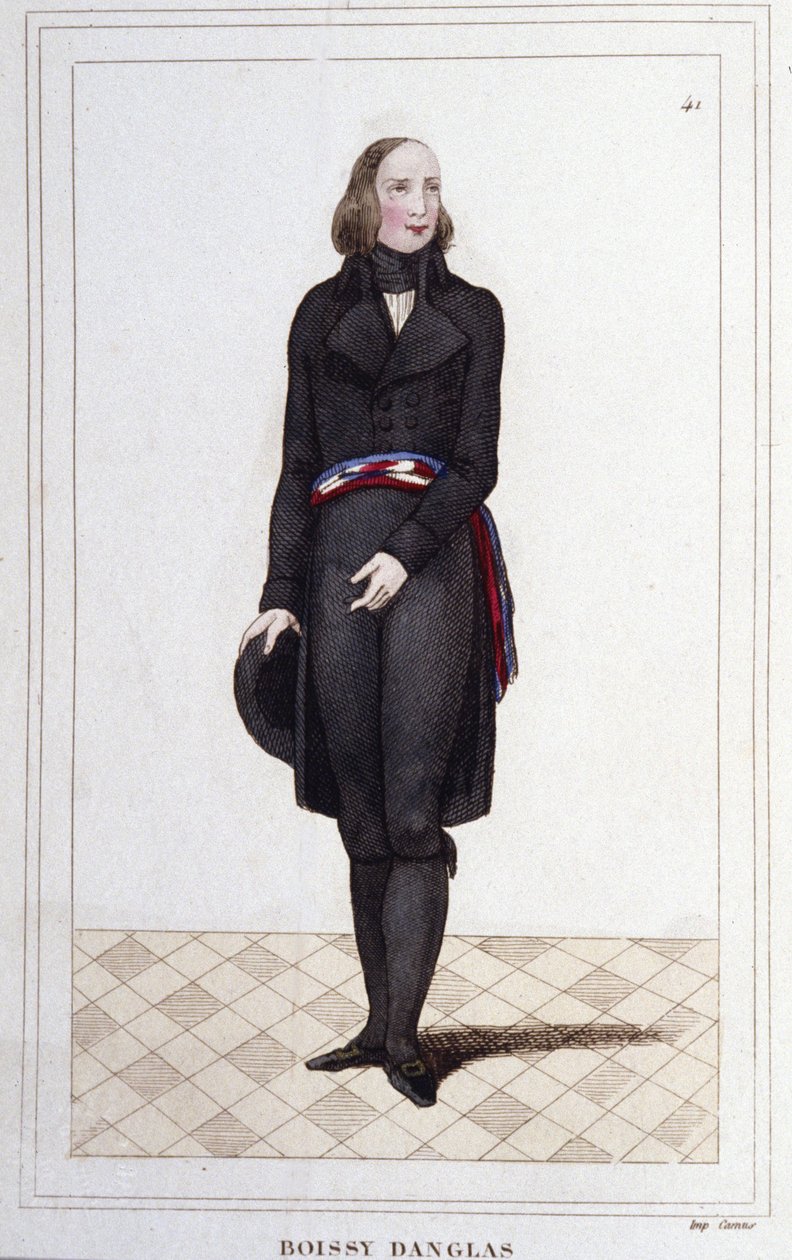 Portret van François Antoine, Graaf van Boissy d