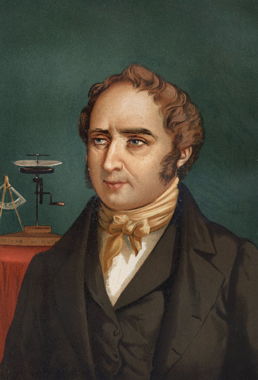 Portret van François Arago (1786-1853). Uit 