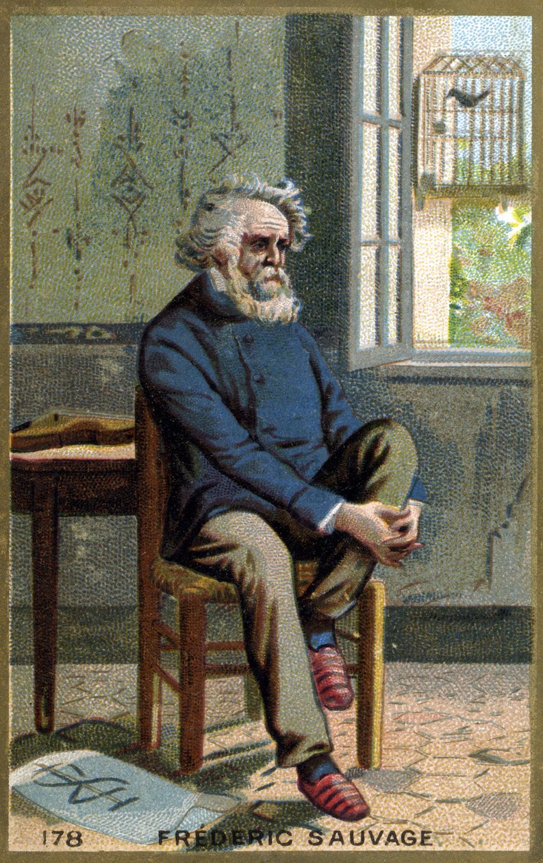 Portret van Frédéric Sauvage (1786 - 1857), Franse uitvinder door Unknown artist