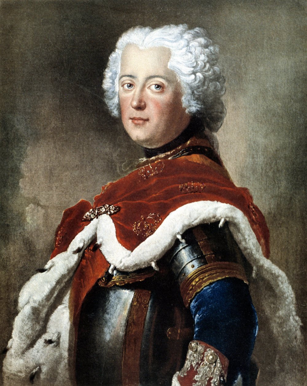 Portret van Frederik II De Grote (1712-1786), Koning van Pruisen door Unknown artist
