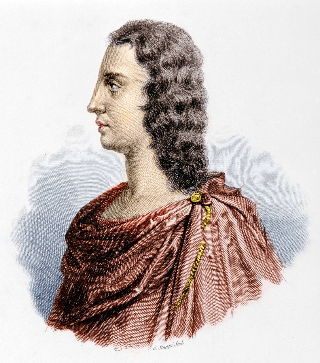 Portret van Gaetano Majorano, ook wel Caffarelli genoemd (1710 -1783). door Unknown artist