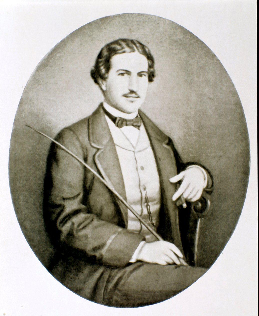 Portret van Gigio Caroli, minnaar van Giuseppina Raimondi, tweede vrouw van Giuseppe Garibaldi. Privécollectie door Unknown artist