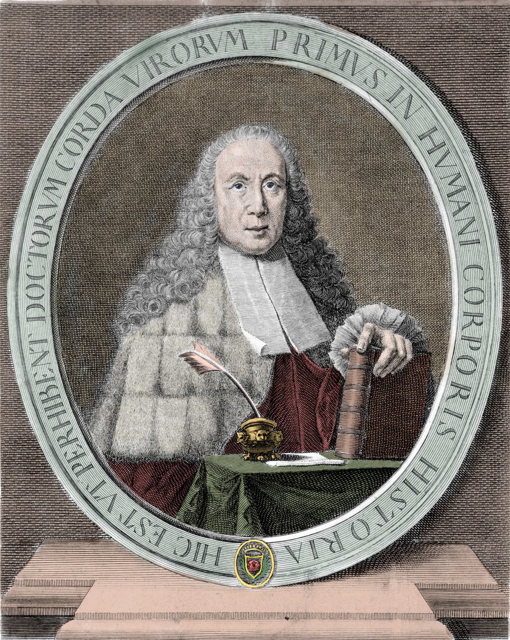Portret van Giovanni Battista Morgagni (1682-1771) Italiaanse arts en anatoom. Milanese door Unknown artist