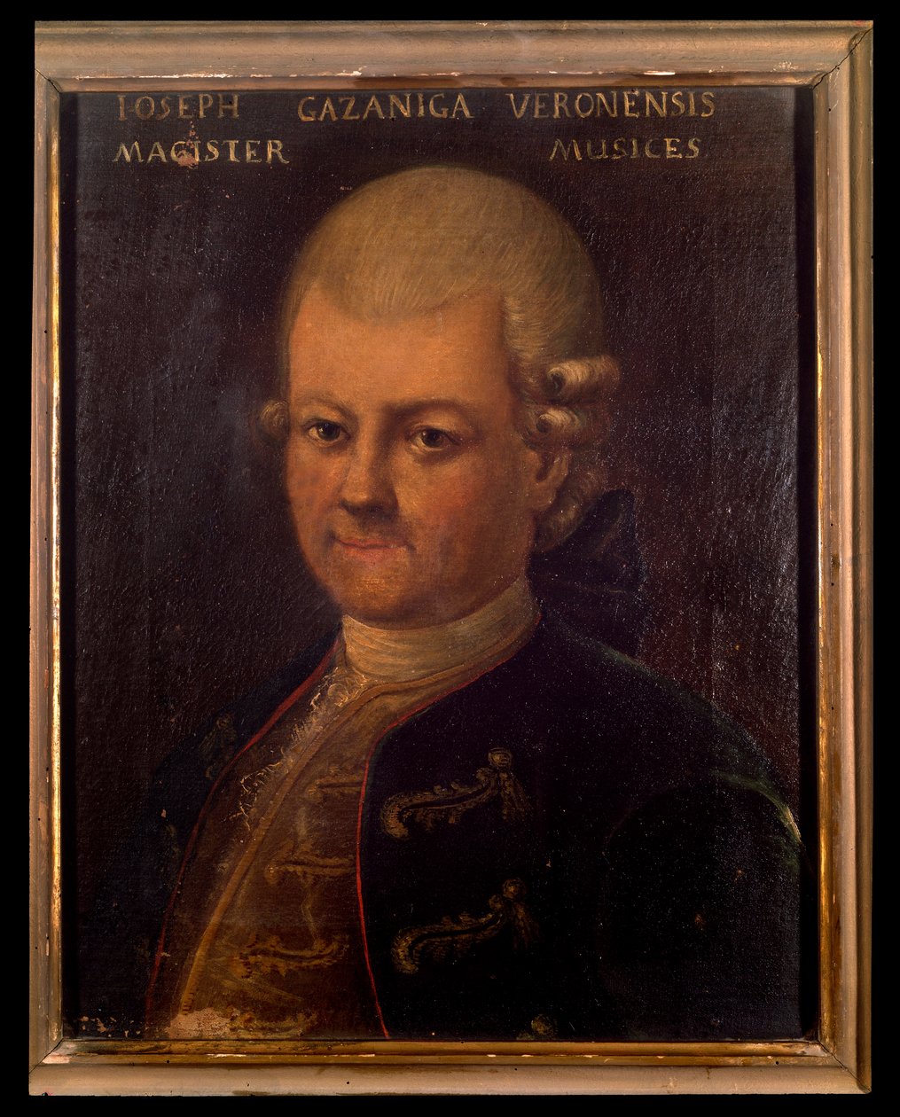 Portret van Giuseppe Gazzaniga (1743-1818) Italiaanse componist door Unknown artist
