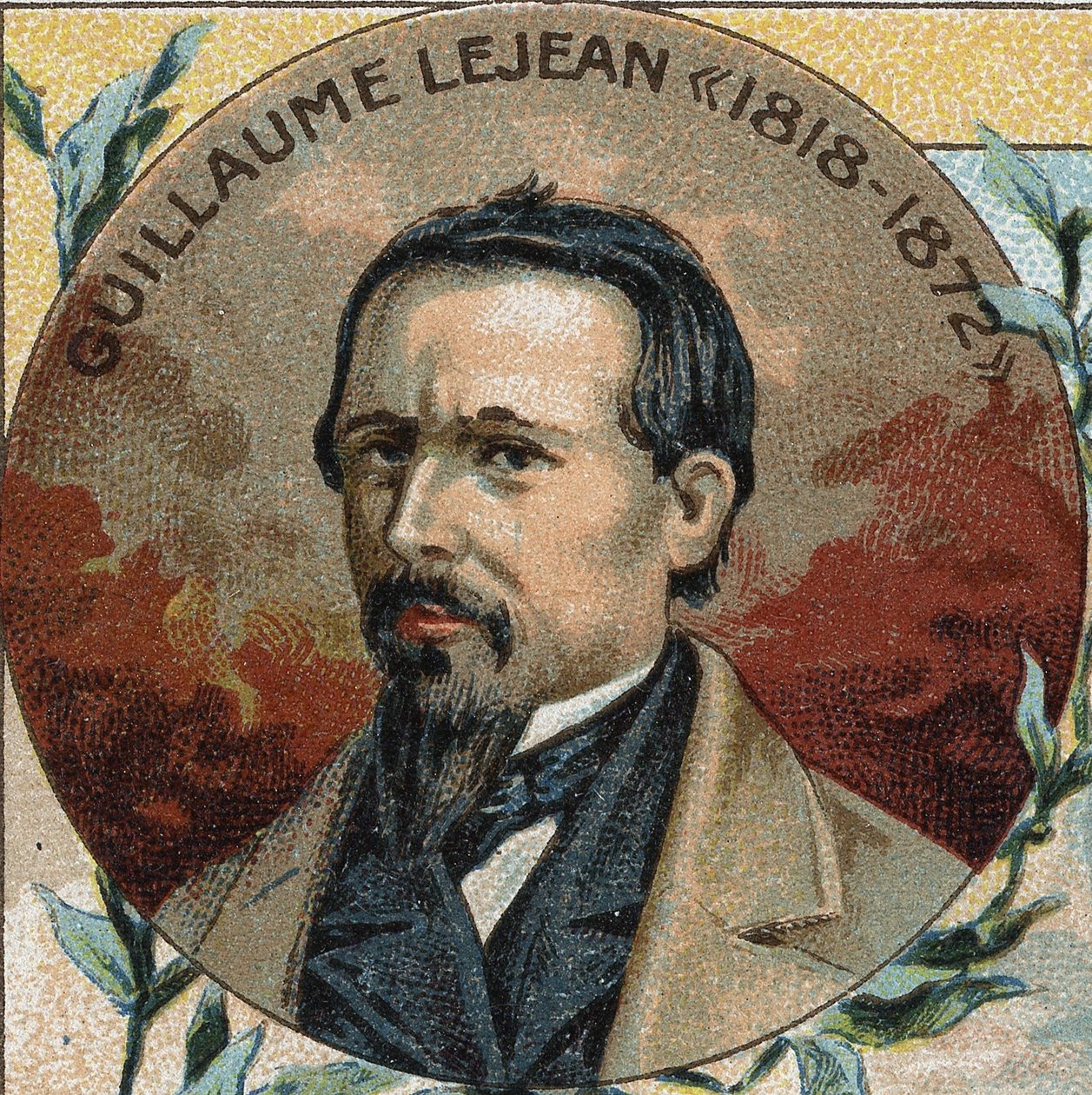 Portret van Guillaume LEJEAN (1824-1871) Man van letters, geograaf-reiziger door Unknown artist