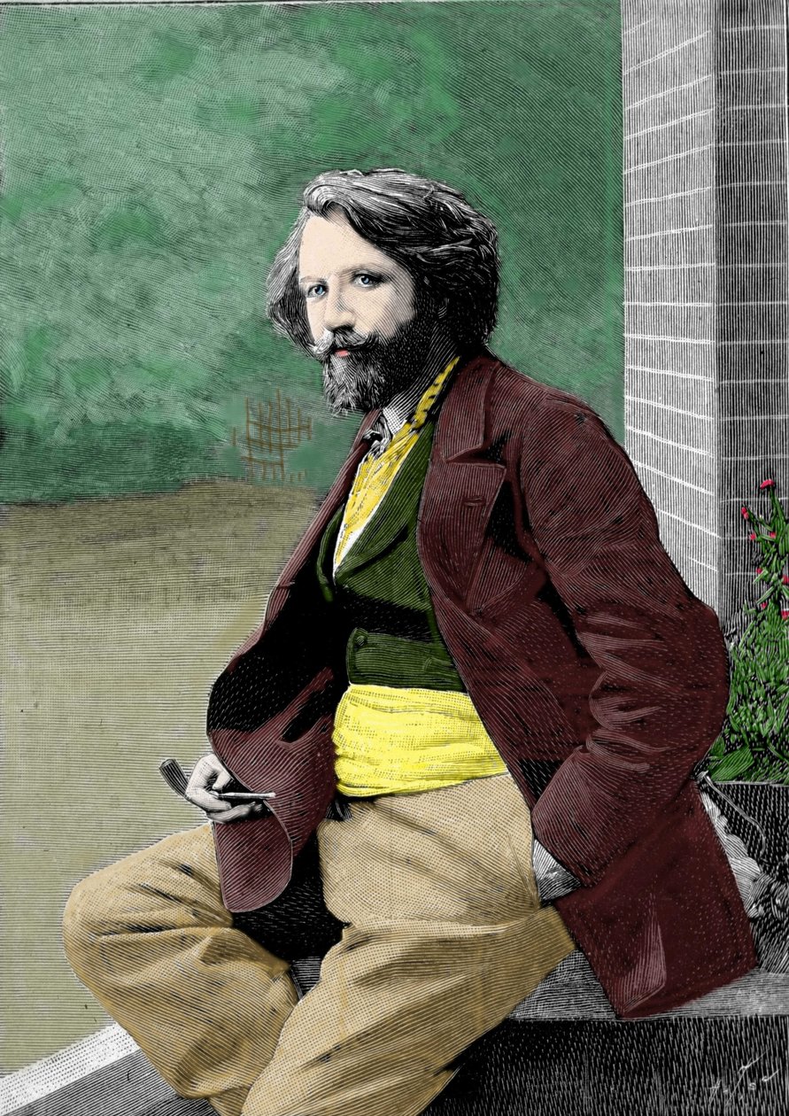 Portret van Gustave Charpentier (1860-1956), Franse componist. door Unknown artist