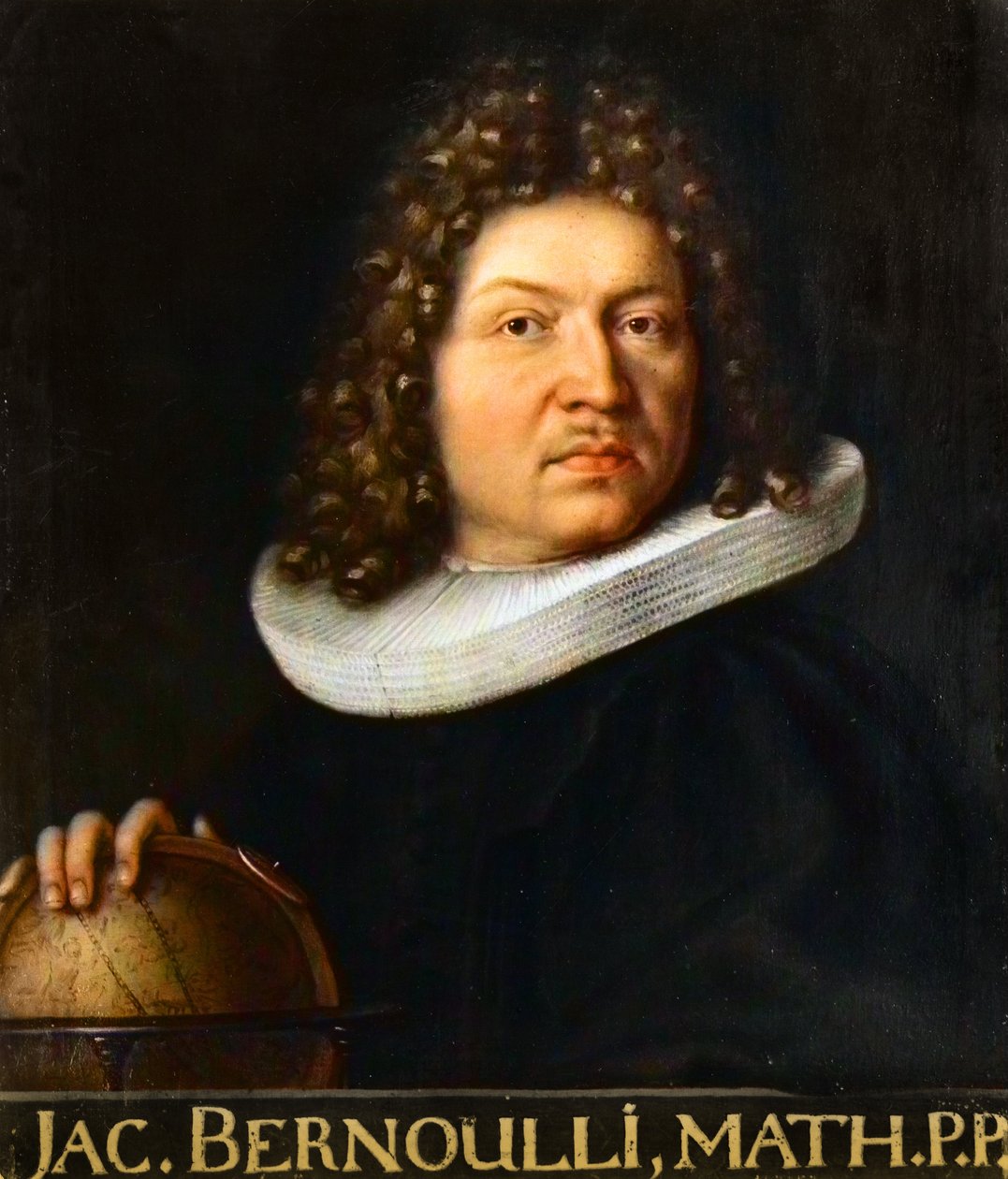 Portret van Jacques Bernoulli (1667-1748) - Zwitserse wiskundige door Unknown artist