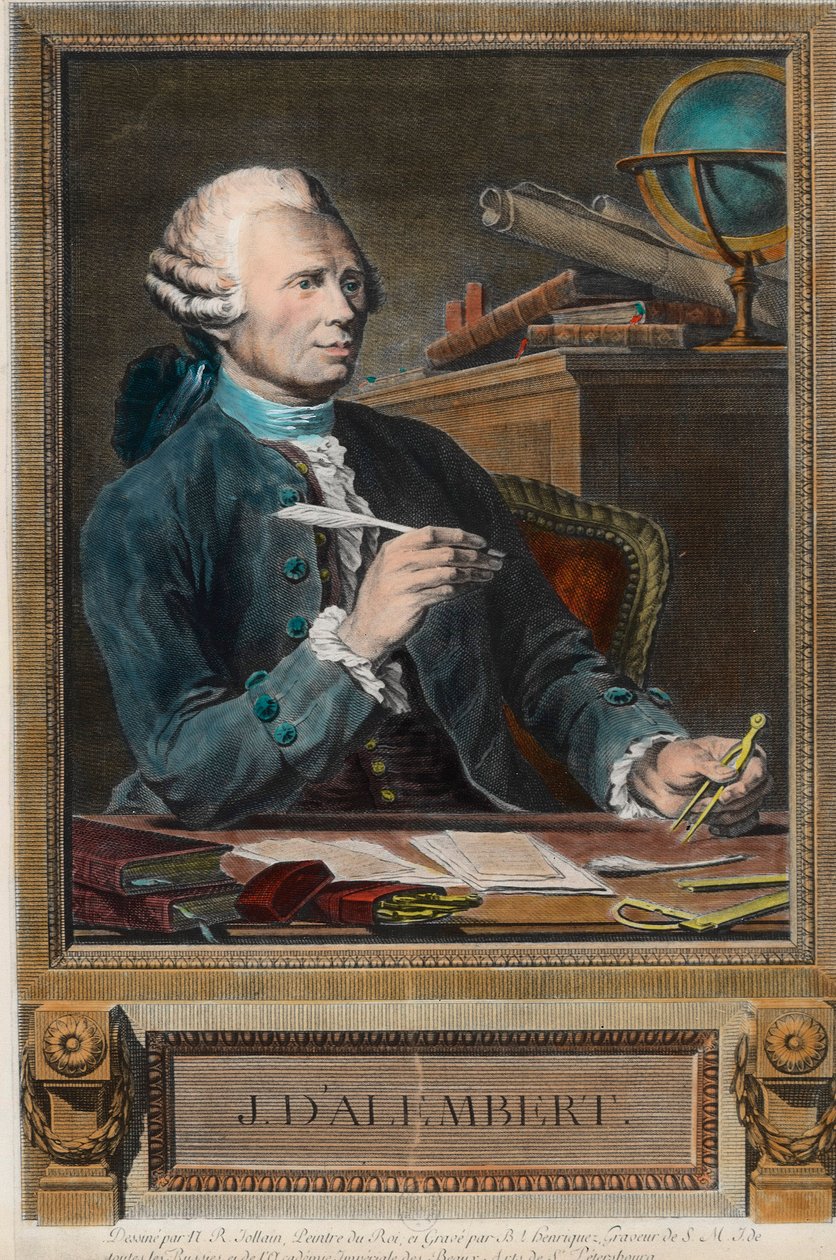 Portret van Jean Le Rond d