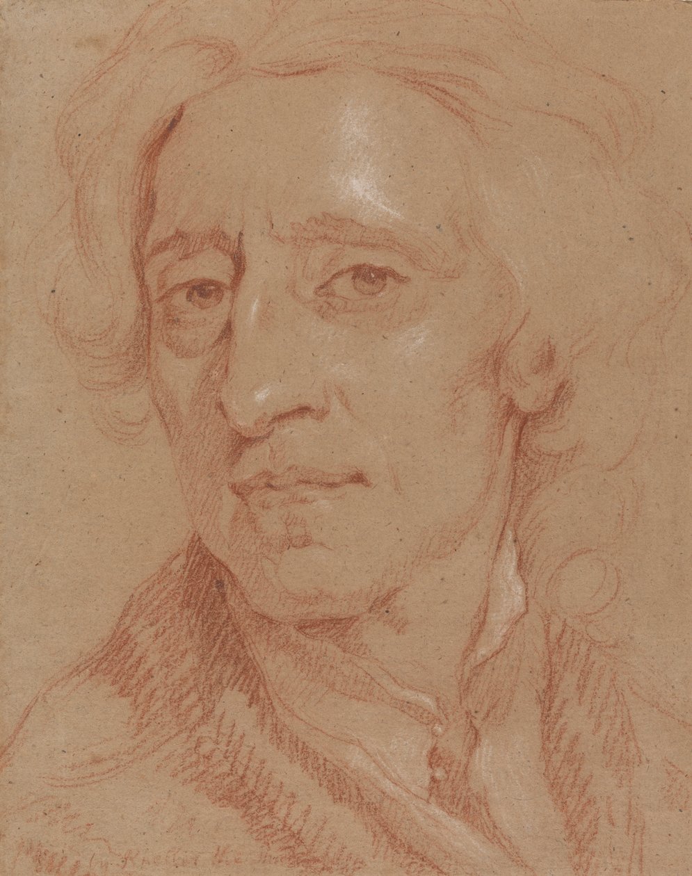 Portret van John Locke, de filosoof door Unknown artist