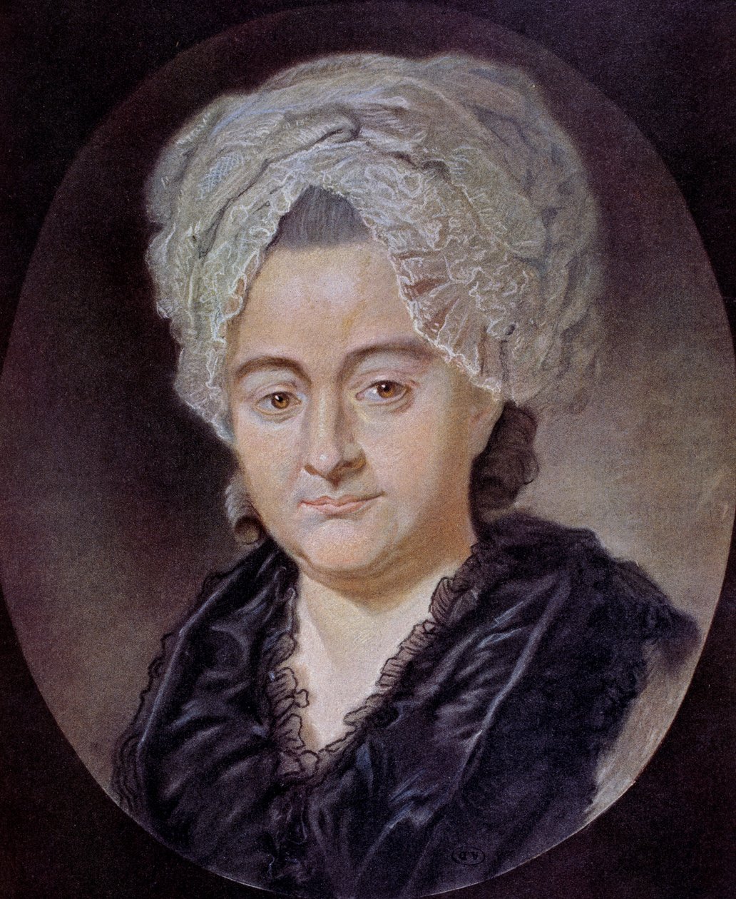 Portret van Katharina Elisabeth Textor door Unknown artist