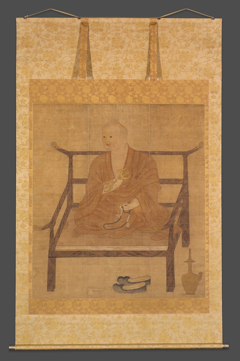 Portret van Kobo Daishi (Kukai) door Unknown artist