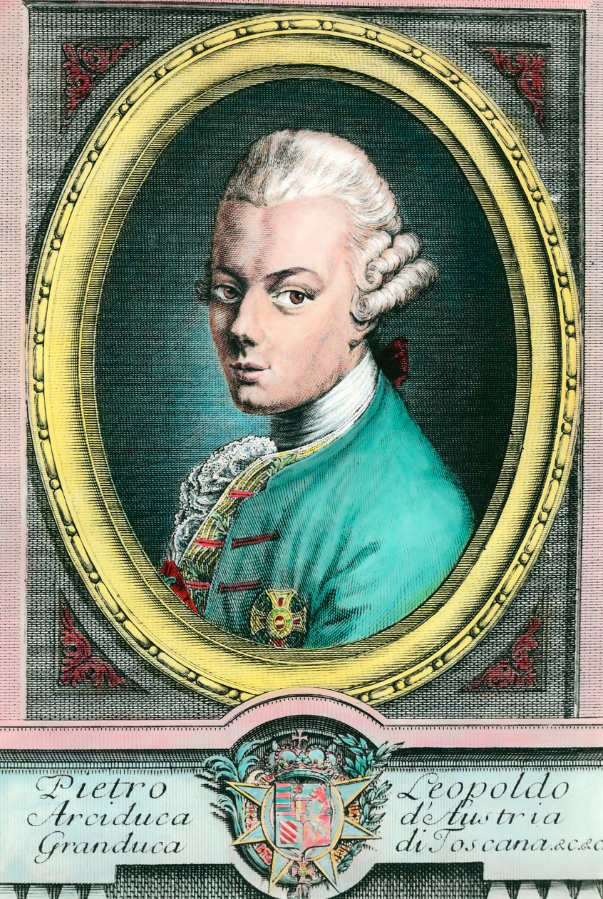 Portret van Leopold II van Oostenrijk, Groothertog van Toscane (1747-1792) door Unknown artist