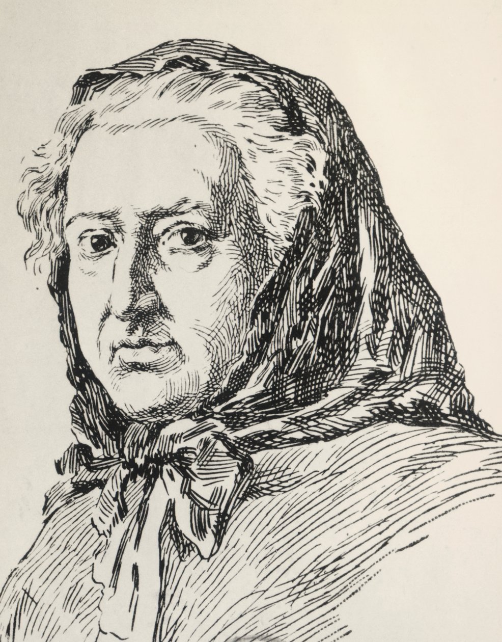 Portret van Louise Ackermann door Unknown artist