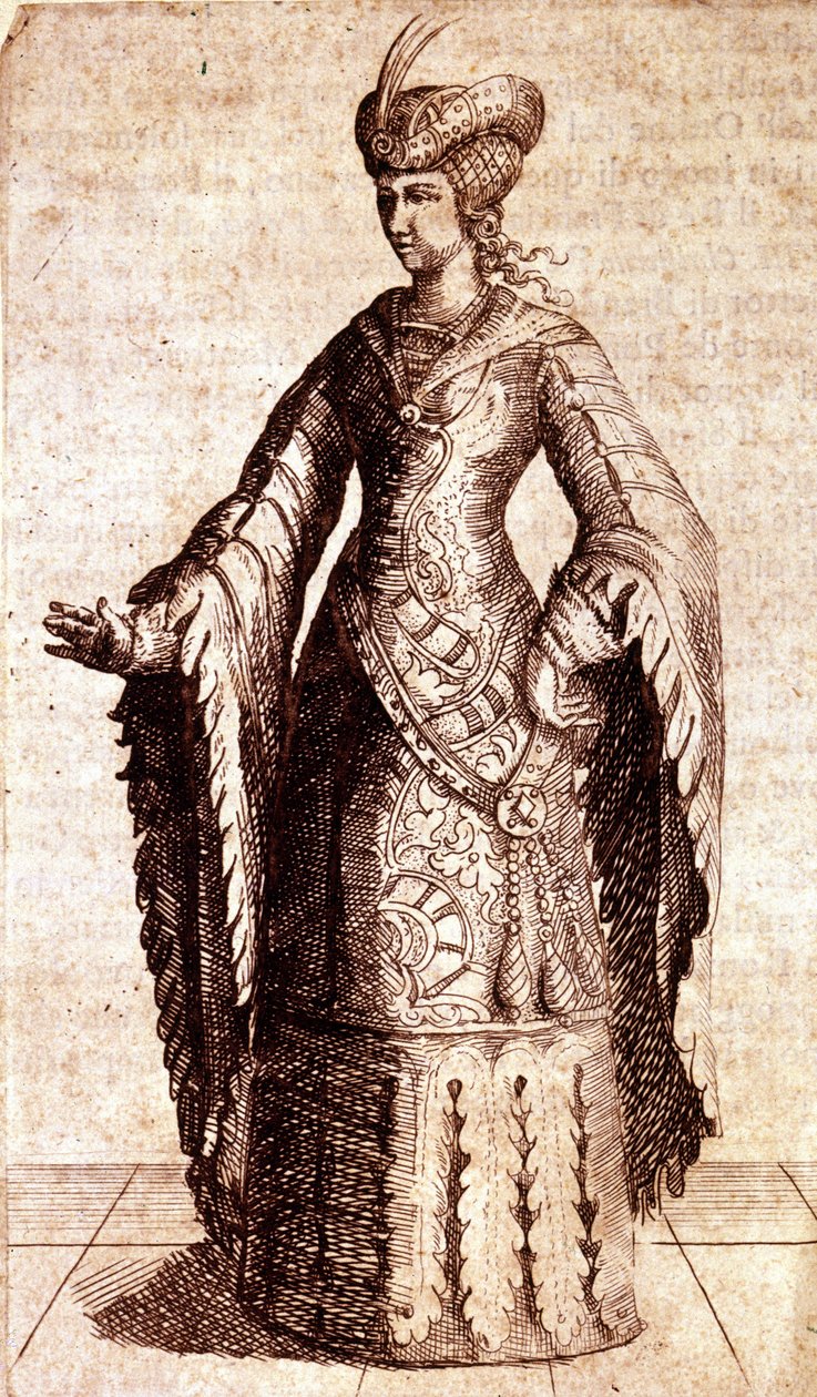 Portret van Margarita van Oostenrijk (1480-1530), dochter van Maximiliaan I door Unknown artist