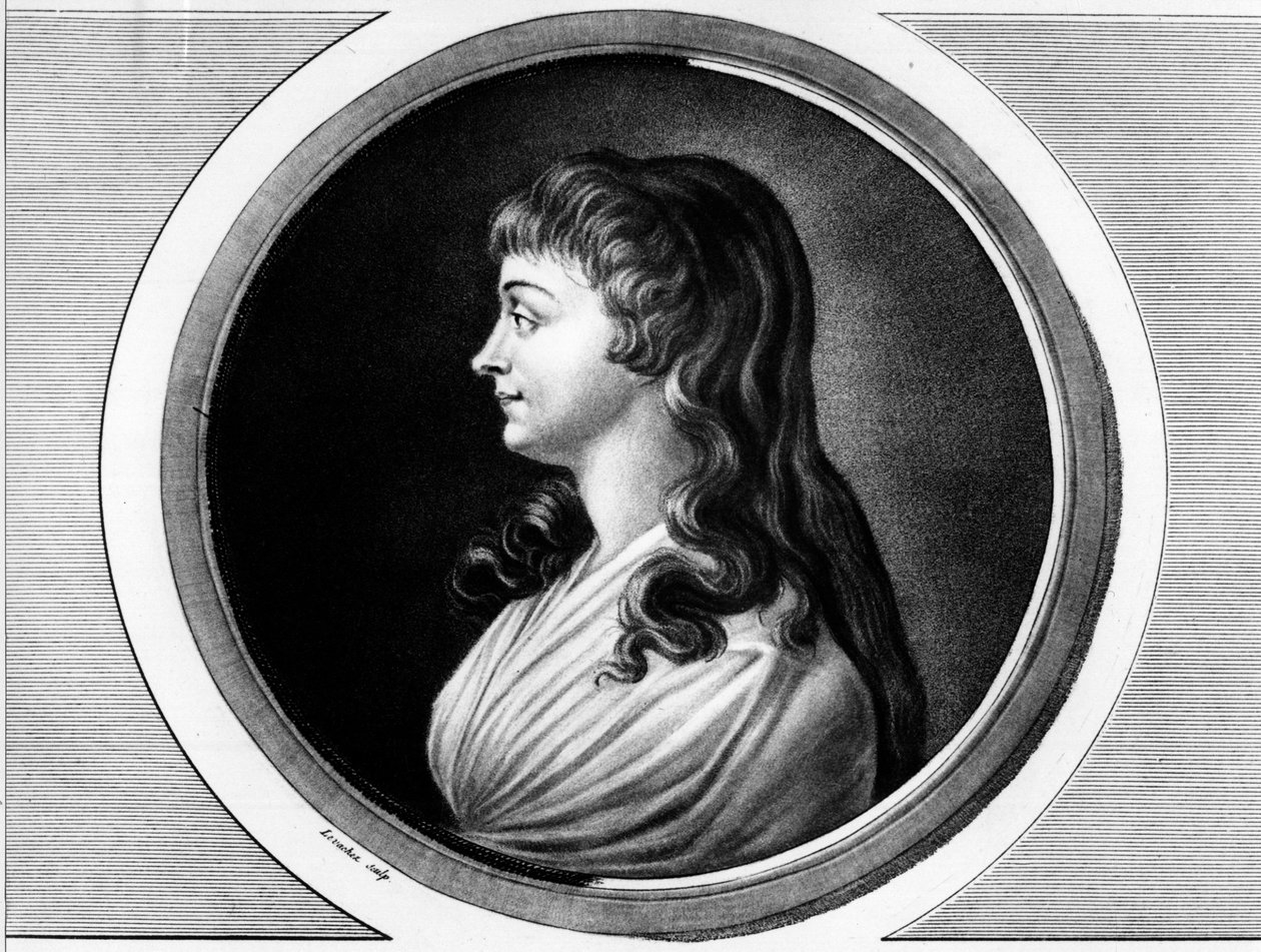 Portret van Marie-Jeanne Phelippon, vrouw van Roland de La Platiere door Unknown artist