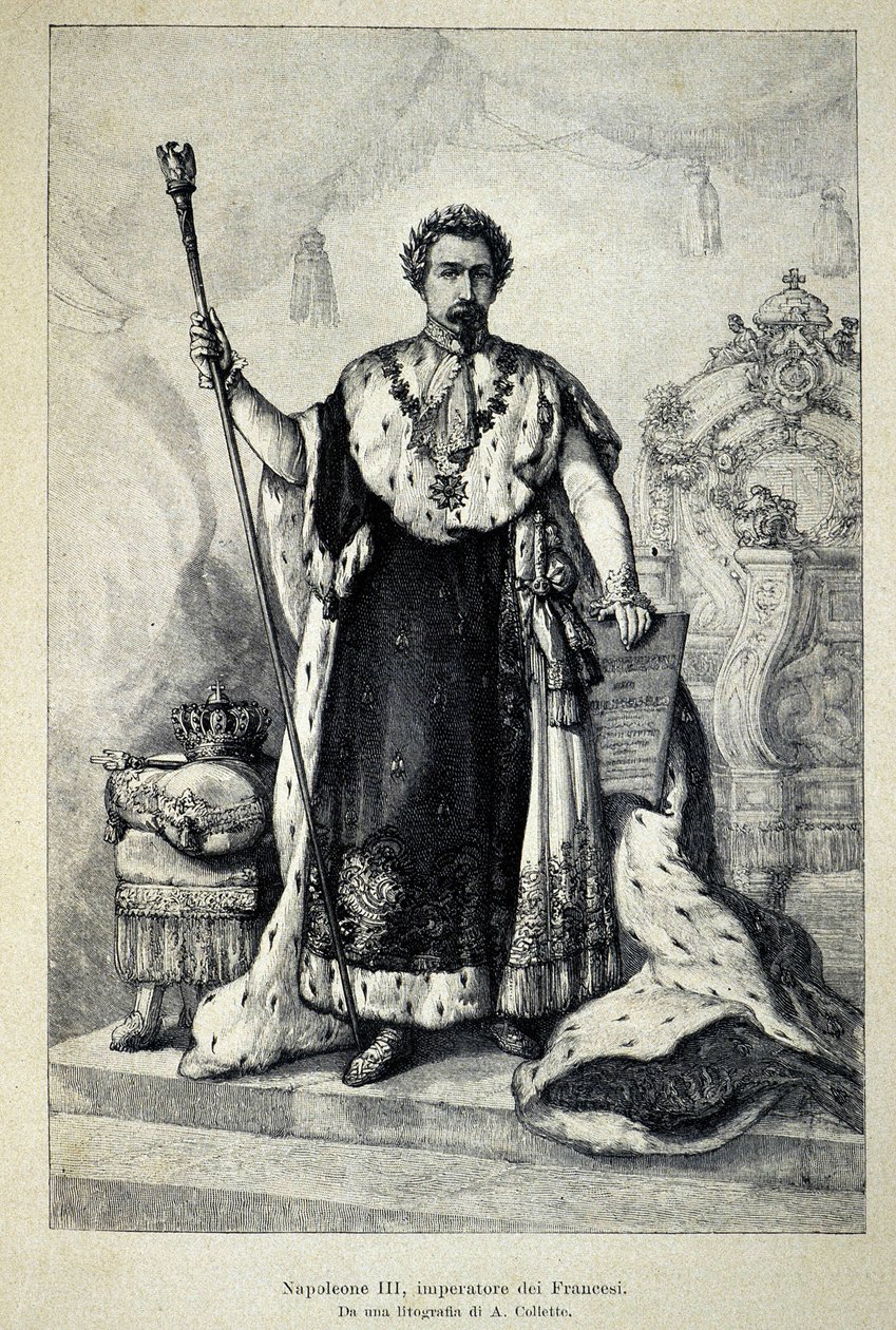 Portret van Napoleon III als Keizer door Unknown artist