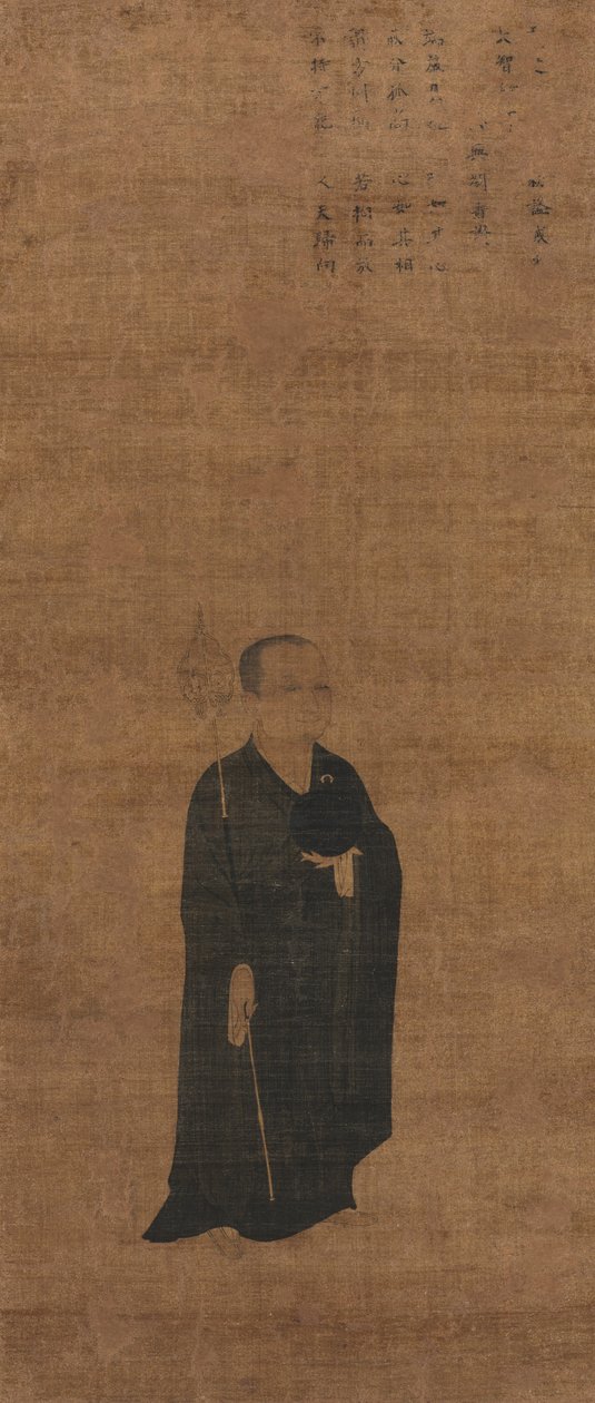 Portret van priester Dazhi (1048-1116), de meester van de wet door Unknown artist