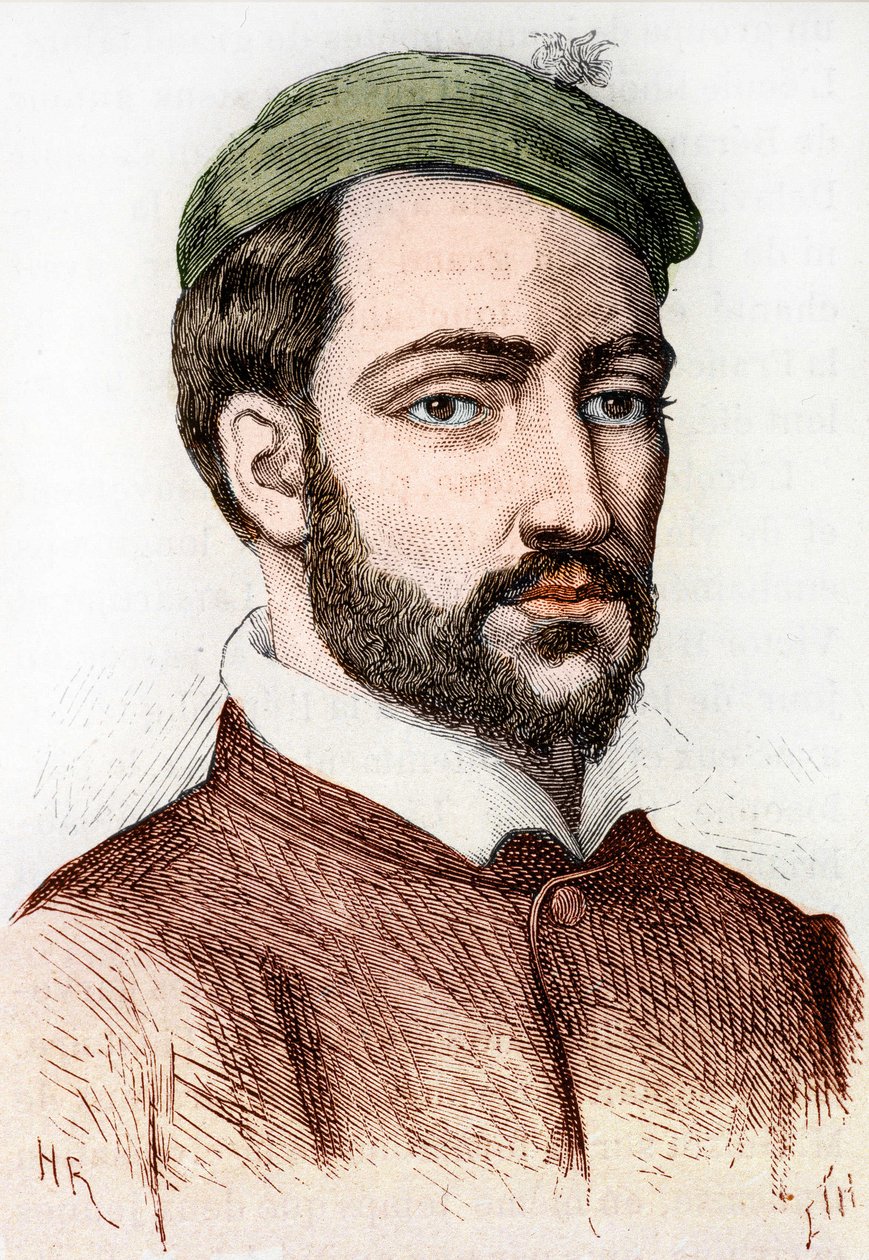 Portret van Theodore Gericault, Franse schilder (1791 - 1824) - in 