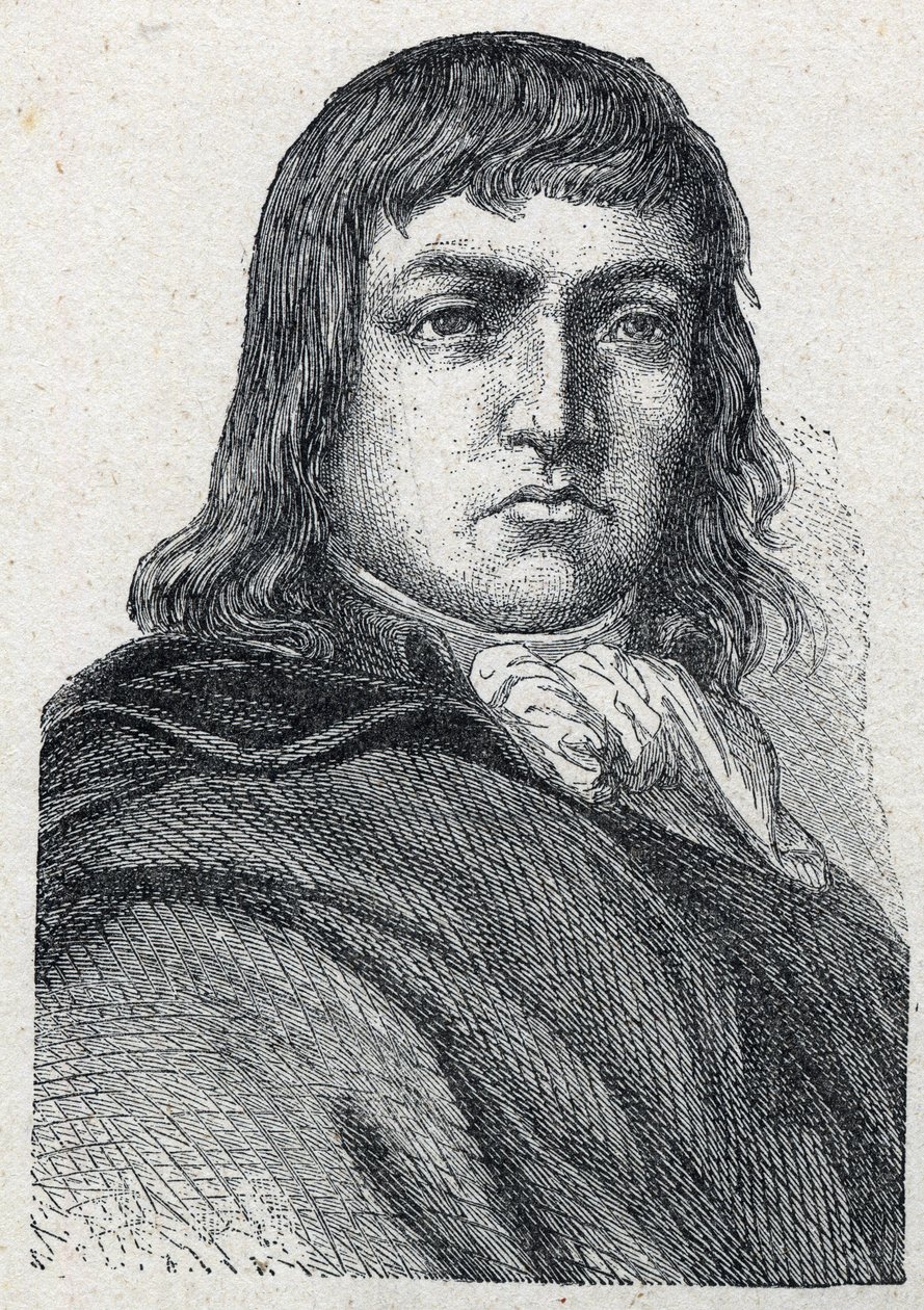Portret van Vincent de Tinteniac (Chevalier) (1764-1795) generaal chouan. door Unknown artist
