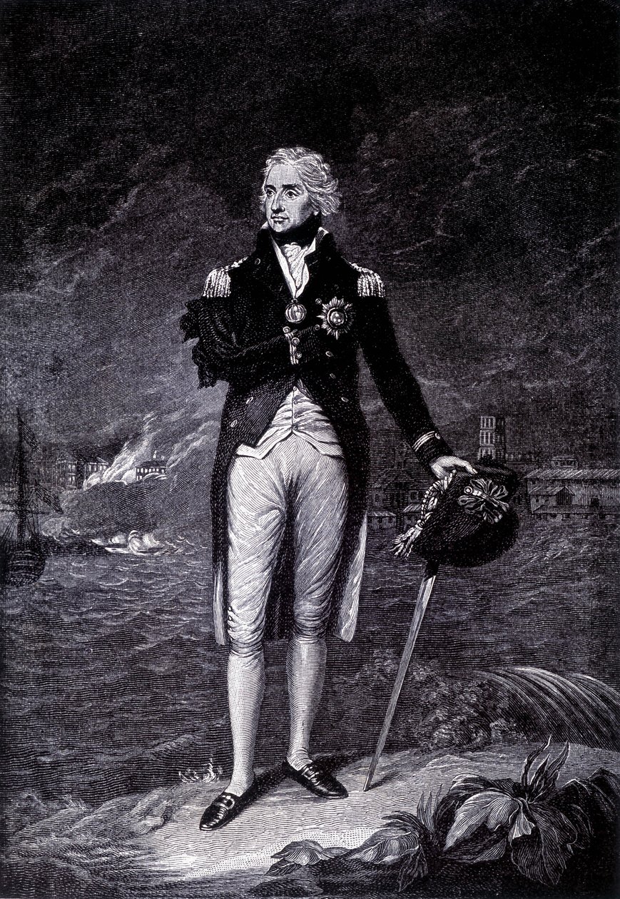 Portret van Burggraaf Horatio Nelson (1758-1805), Britse admiraal door Unknown artist