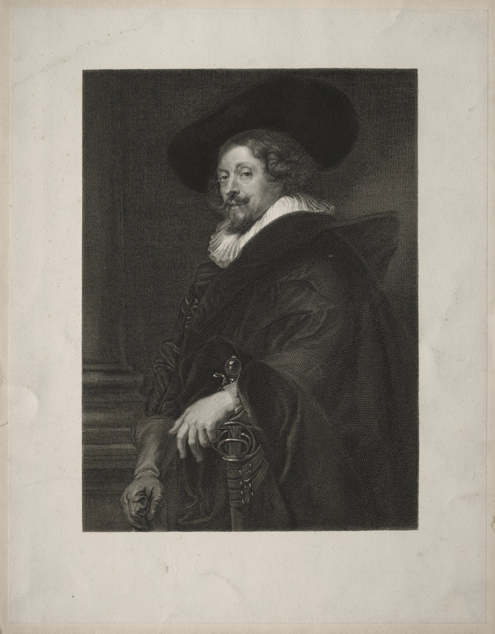 Portret van een man door Unknown artist