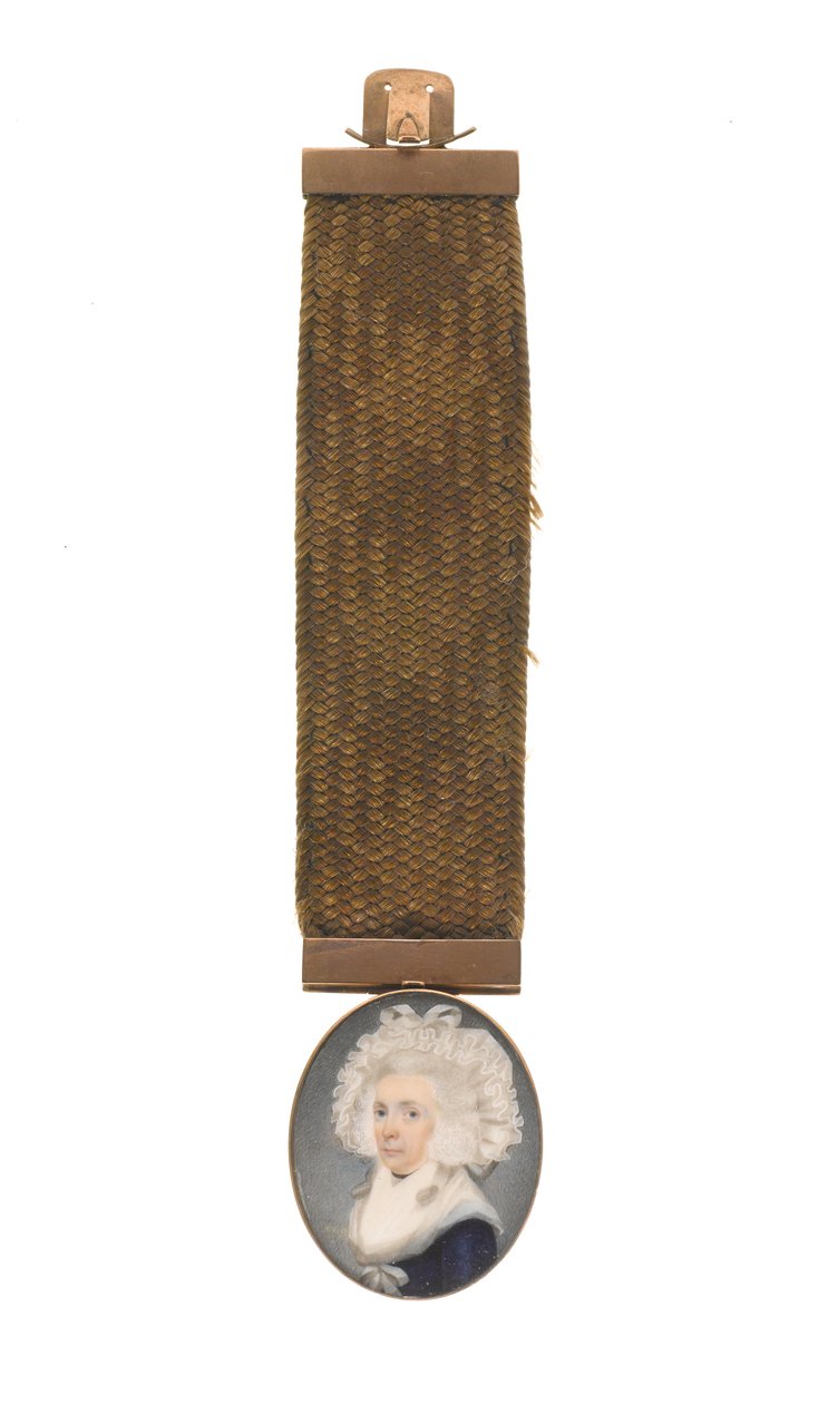 Portret van een vrouw, vermoedelijk Susannah Eveleigh, vrouw van William Eveleigh door Unknown artist