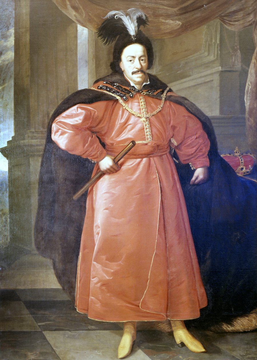 Portret van de koning van Polen Casimir III de Grote (1310-1370). Anoniem schilderij bewaard in Drottingholm Paleis in Stockholm. door Unknown artist