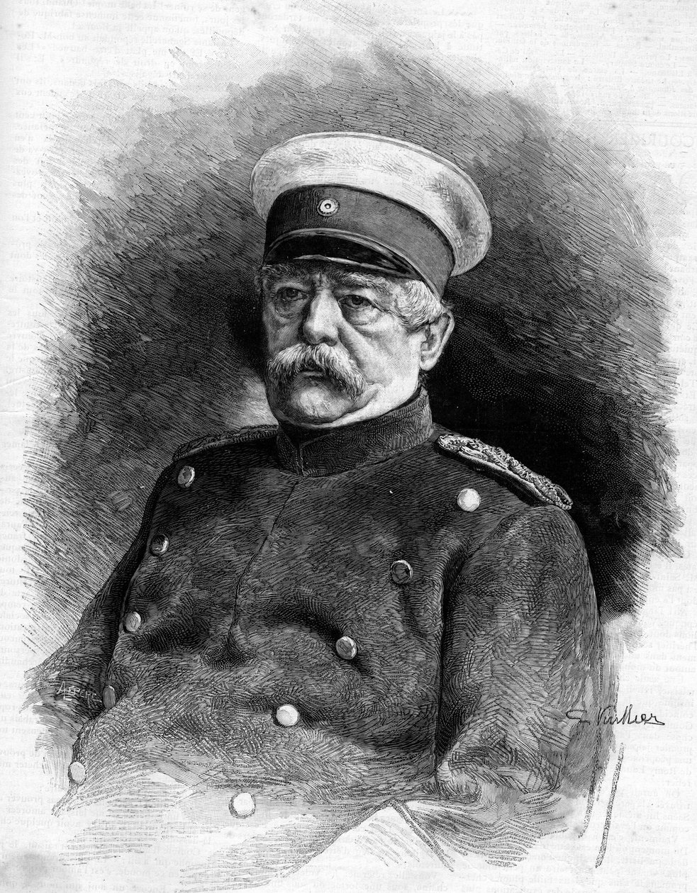 Portret van de Prins van Bismarck (1815 - 1898) door Unknown artist