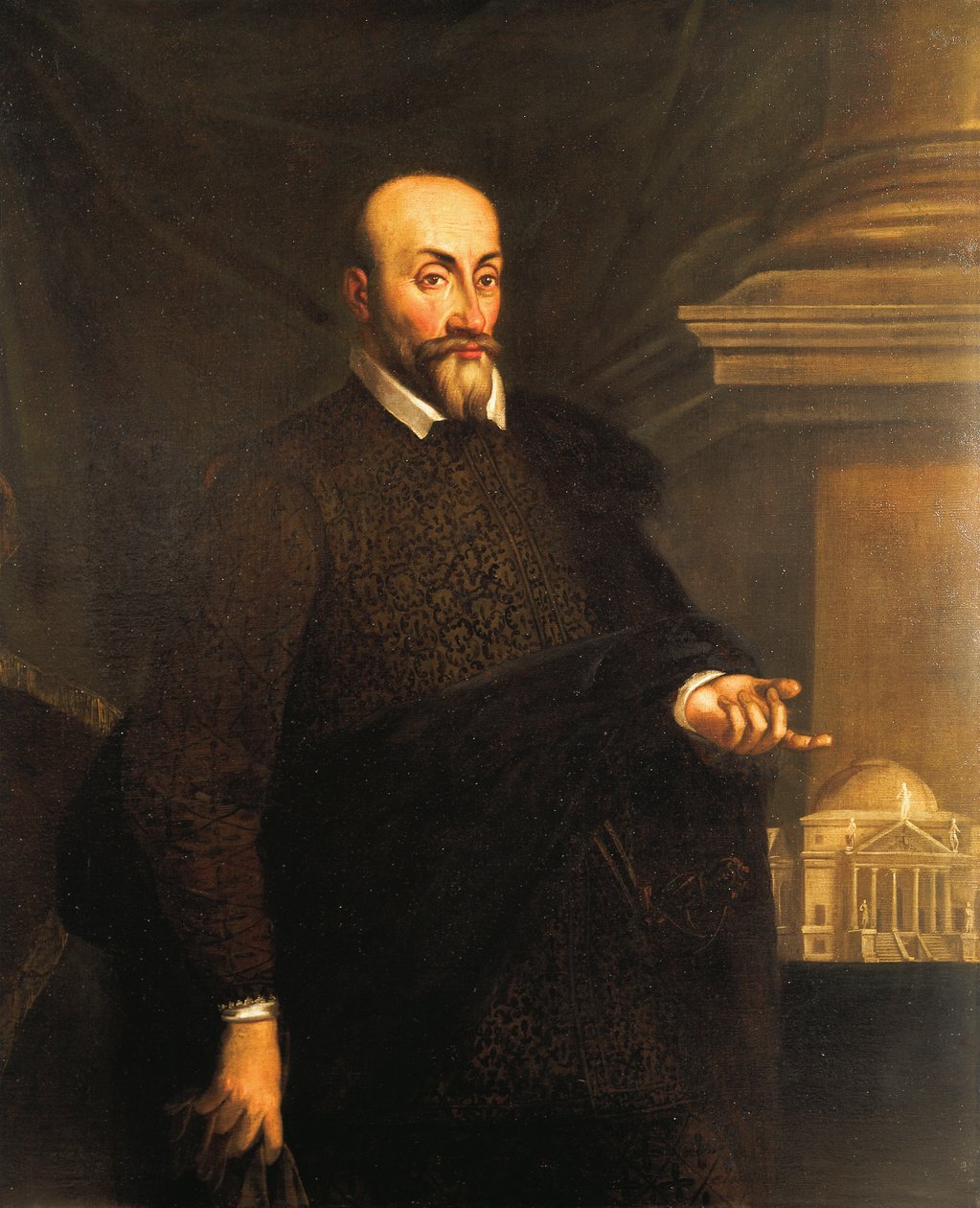 Portret van de architect, Andrea Palladio door Unknown artist
