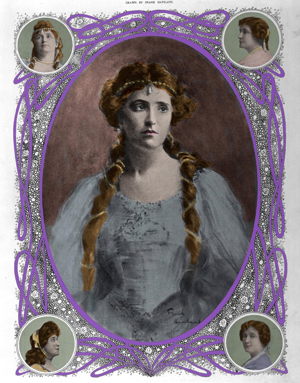 Portret van de zangeres Nellie (Nelly) Melba (1861-1931) door Unknown artist