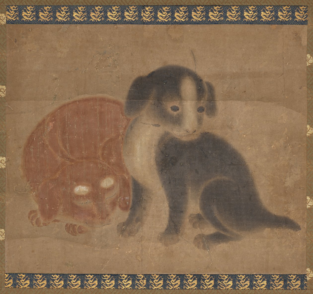 Puppies door Unknown artist