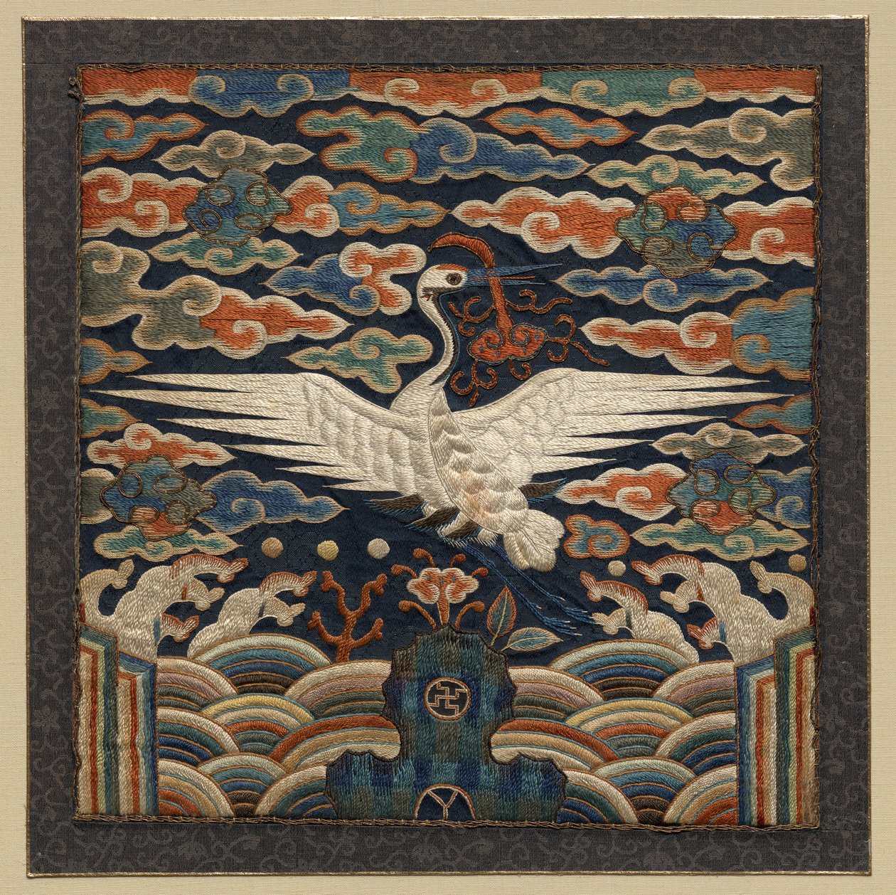Ranginsigne met Enkel Kraanvogelmotief door Unknown artist
