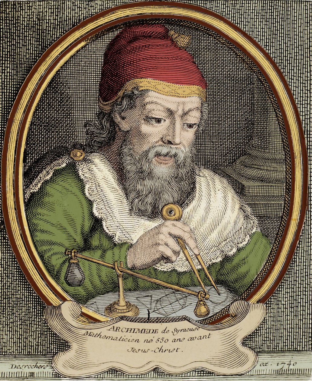 Voorstelling van Archimedes van Syracuse door Unknown artist