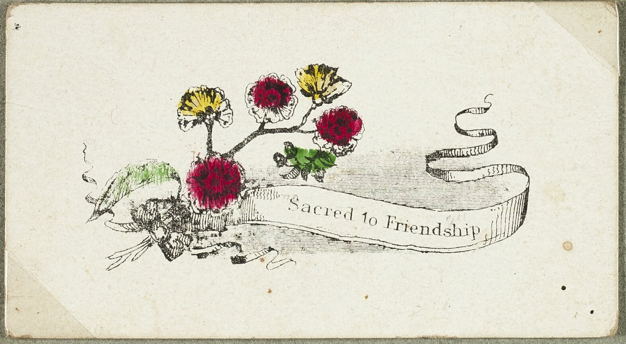 Heilig voor vriendschap (valentijn) door Unknown artist