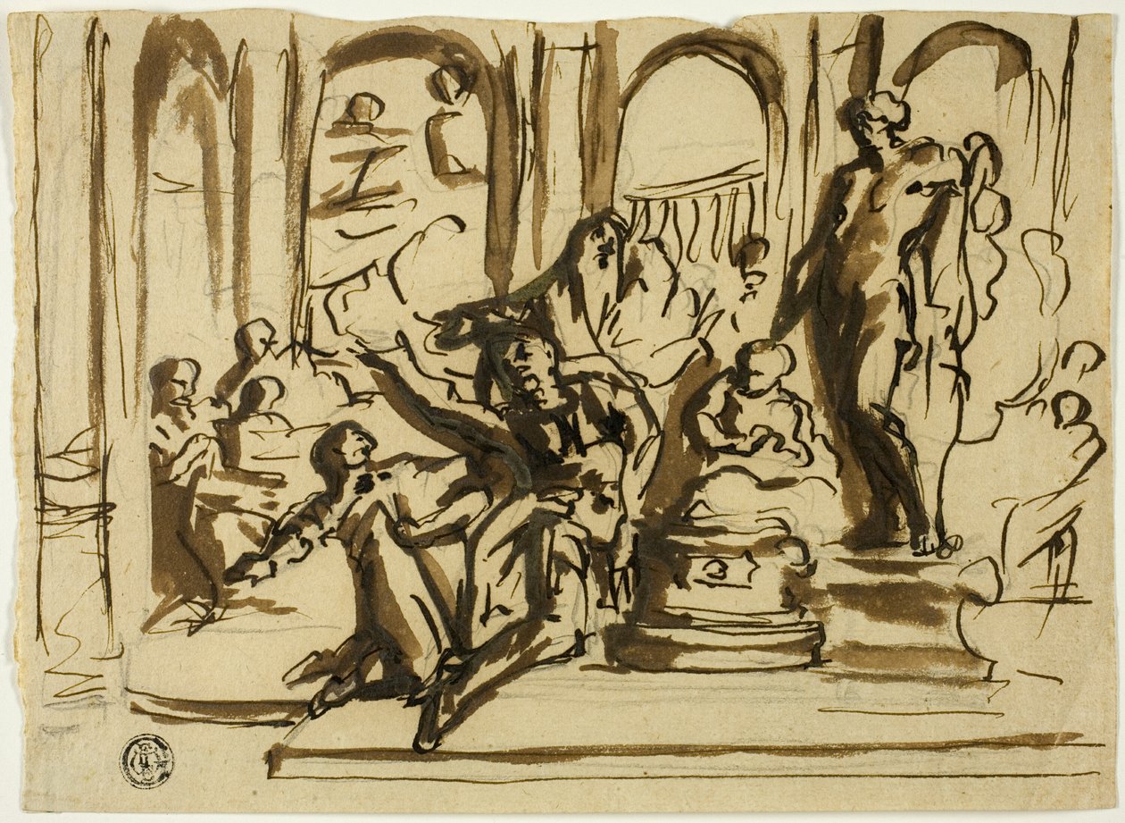 Offeringscène door Unknown artist