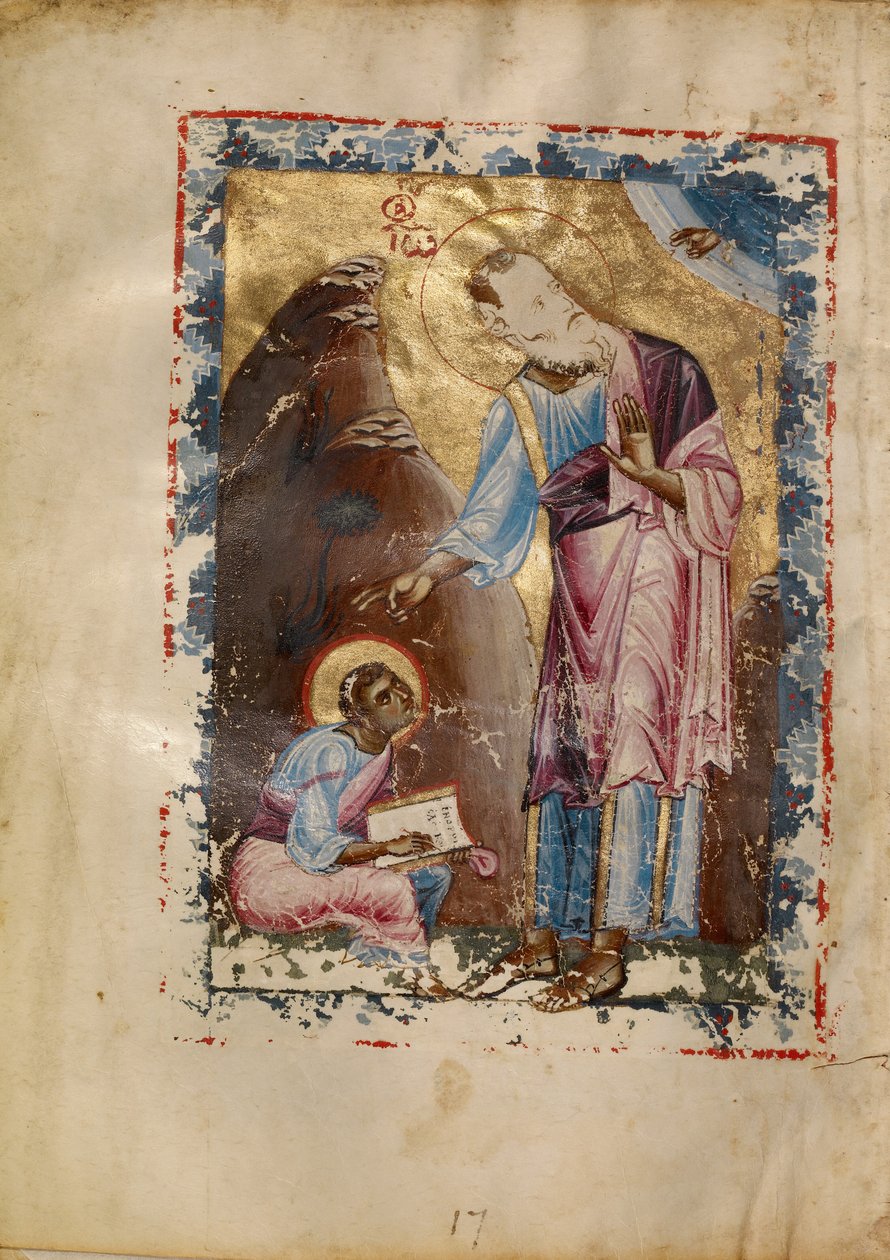 Johannes de Evangelist Dicteert door Unknown artist