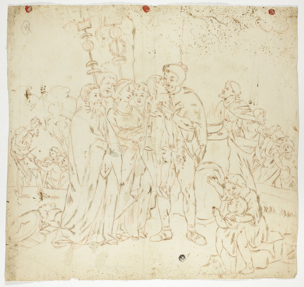 Scène uit de Romeinse geschiedenis door Unknown artist