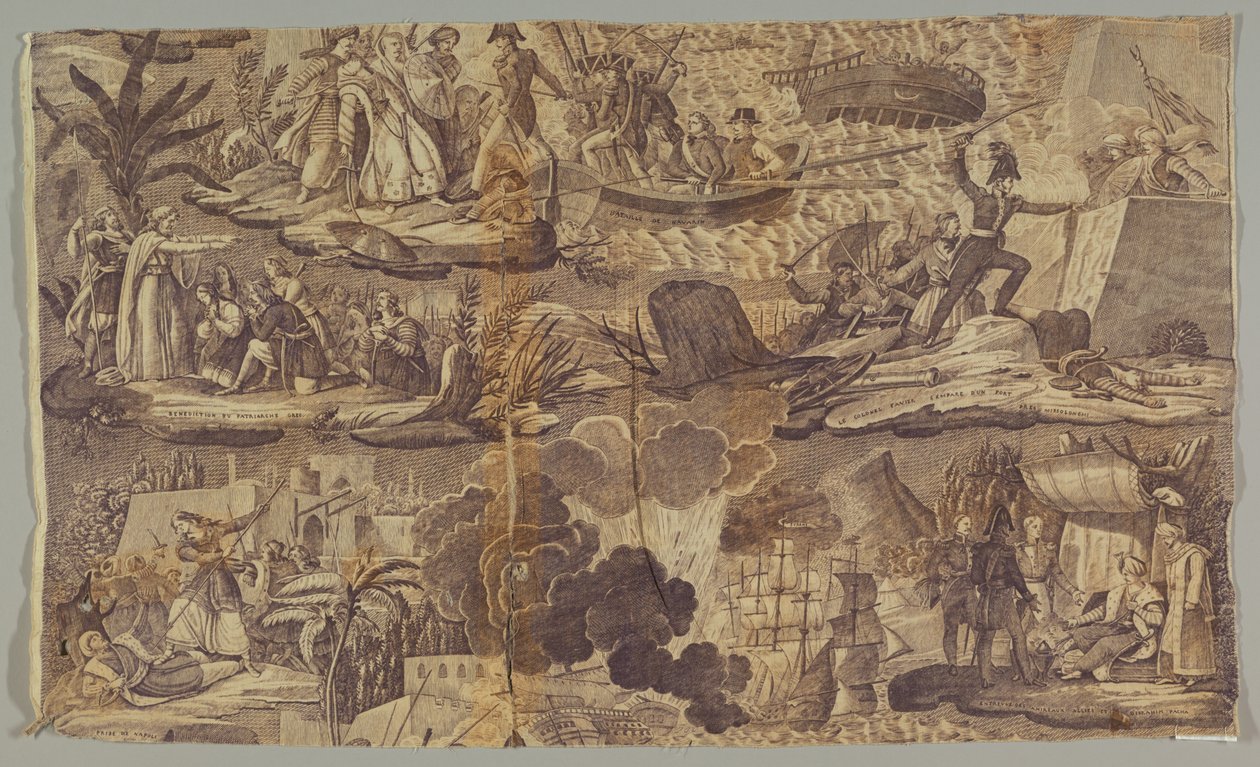 Scènes uit de Griekse Onafhankelijkheidsoorlog door Unknown artist