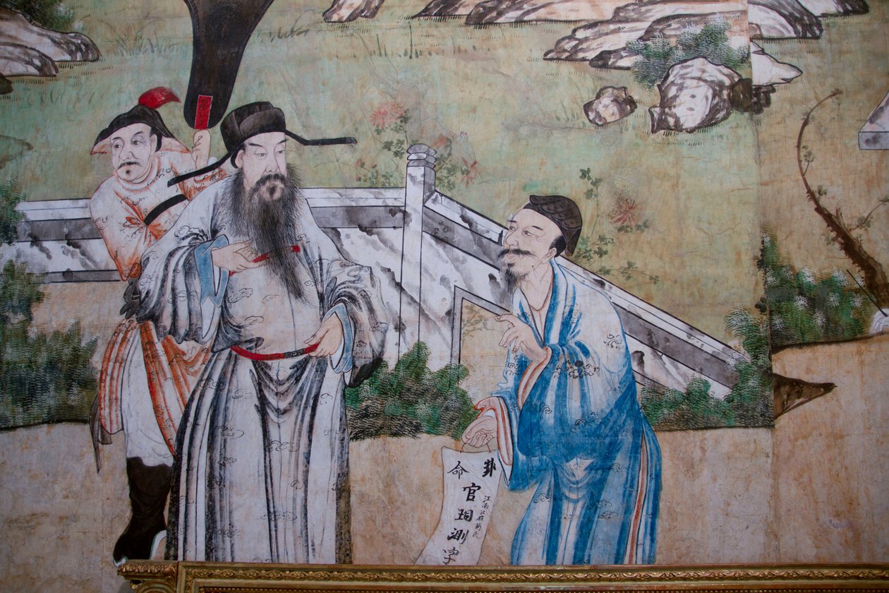 Scènes uit het dagelijks leven in China (detail) door Unknown artist
