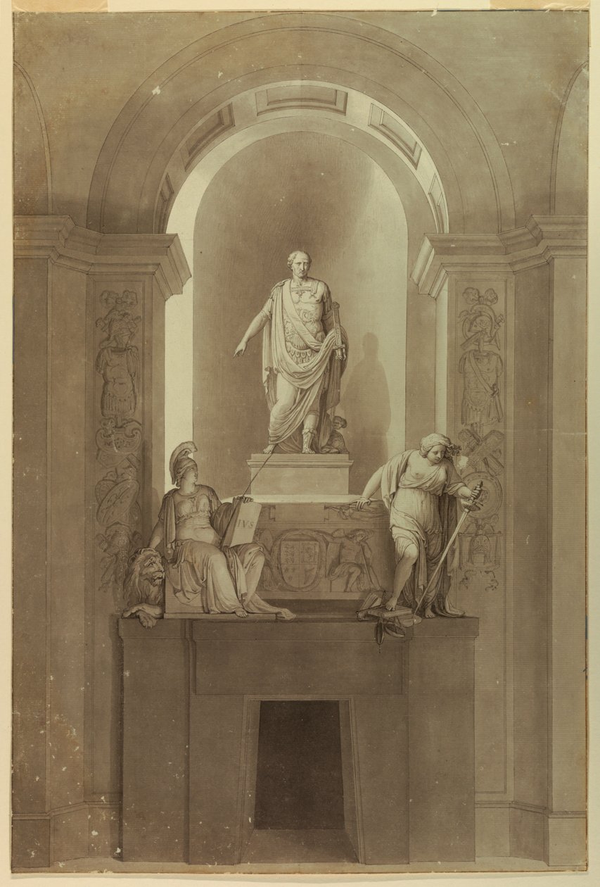 Grafmonument van James III (1688-1766) door Unknown artist