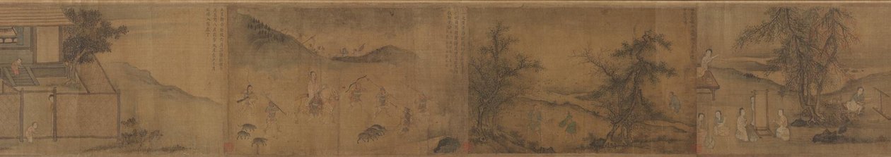 Zevende maand uit de Odes van Bin (Binfeng) door Unknown artist
