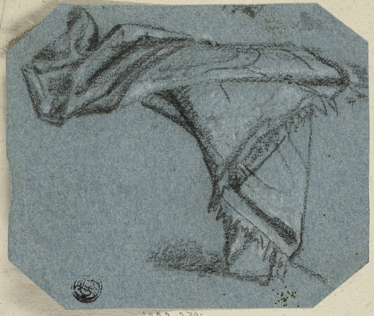 Sjaal in plooien door Unknown artist